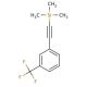1-[(Trimethylsilyl)ethynyl]-3-(trifluoromethyl)benzene (CAS 40230-93-1) - chemical structure image
