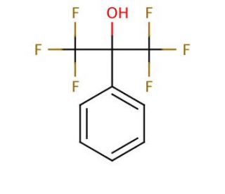 1,1,1,3,3,3-Hexafluoro-2-phenyl-2-propanol (CAS 718-64-9) - chemical structure image