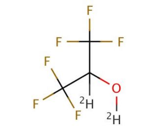 1,1,1,3,3,3-Hexafluoro-2-propanol-d2 (CAS 38701-74-5) - chemical structure image
