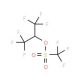 1,1,1,3,3,3-Hexafluoroisopropyl trifluoromethanesulphonate (CAS 156241-41-7) - chemical structure image