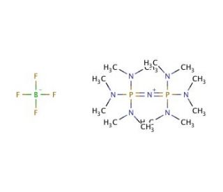 1,1,1,3,3,3-Hexakis(dimethylamino)diphosphazenium tetrafluoroborate - chemical structure image