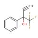1,1,1-Trifluoro-2-phenyl-3-butyn-2-ol (CAS 99727-20-5) - chemical structure image