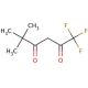 1,1,1-Trifluoro-5,5-dimethyl-2,4-hexanedione (CAS 22767-90-4) - chemical structure image