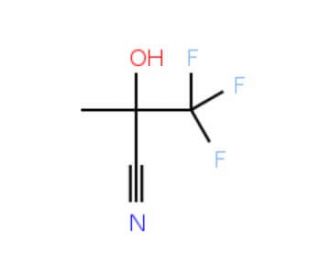 1,1,1-Trifluoroacetone cyanohydrin (CAS 335-08-0) - chemical structure image