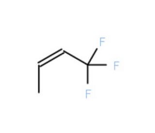 1,1,1-Trifluorobut-2-ene (CAS 406-39-3) - chemical structure image