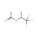 1,1,1-Trifluoroisopropyl acetate (CAS 400-37-3) - chemical structure image