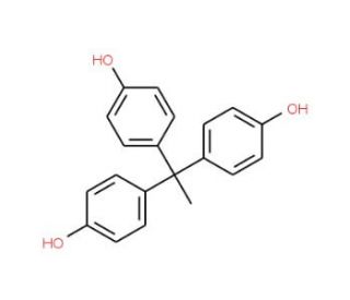 1,1,1-Tris(4-hydroxyphenyl)ethane (CAS 27955-94-8) - chemical structure image
