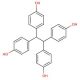 1,1,2,2-Tetrakis(p-hydroxyphenyl)ethane (CAS 7727-33-5) - chemical structure image