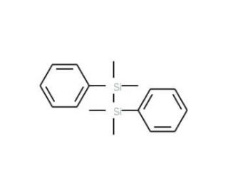 1,1,2,2-Tetramethyl-1,2-diphenyldisilane (CAS 1145-98-8) - chemical structure image