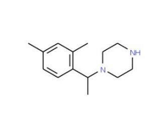 1-[1-(2,4-Dimethyl-phenyl)-ethyl]-piperazine - chemical structure image
