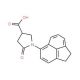 1-(1,2-dihydroacenaphthylen-5-yl)-5-oxopyrrolidine-3-carboxylic acid - chemical structure image