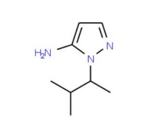 1-(1,2-dimethylpropyl)-1H-pyrazol-5-amine (CAS 1015845-91-6) - chemical structure image