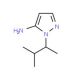 1-(1,2-dimethylpropyl)-1H-pyrazol-5-amine (CAS 1015845-91-6) - chemical structure image