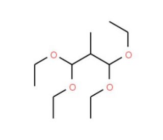 1,1,3,3-tetraethoxy-2-methylpropane (CAS 10602-37-6) - chemical structure image