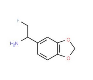 1-(1,3-benzodioxol-5-yl)-2-fluoroethanamine - chemical structure image