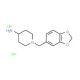 1-(1,3-Benzodioxol-5-ylmethyl)piperidin-4-aminedihydrochloride - chemical structure image