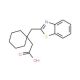 [1-(1,3-benzothiazol-2-ylmethyl)cyclohexyl]acetic acid - chemical structure image
