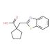 1-(1,3-benzothiazol-2-ylmethyl)cyclopentanecarboxylic acid - chemical structure image