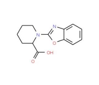 1-(1,3-Benzoxazol-2-yl)piperidine-2-carboxylic acid - chemical structure image