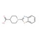 1-(1,3-benzoxazol-2-yl)piperidine-4-carboxylic acid (CAS 181811-46-1) - chemical structure image