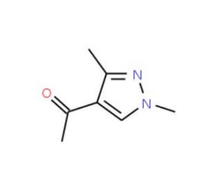 1-(1,3-dimethyl-1H-pyrazol-4-yl)ethanone (CAS 52773-23-6) - chemical structure image