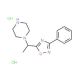 1-[1-(3-phenyl-1,2,4-oxadiazol-5-yl)ethyl]piperazine dihydrochloride - chemical structure image