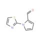 1-(1,3-Thiazol-2-yl)-1H-pyrrole-2-carbaldehyde (CAS 383136-31-0) - chemical structure image