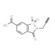 1,1,3-trioxo-2-(prop-2-yn-1-yl)-2,3-dihydro-1λ{6},2-benzothiazole-6-carboxylic acid - chemical structure image