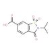 1,1,3-trioxo-2-(propan-2-yl)-2,3-dihydro-1λ{6},2-benzothiazole-6-carboxylic acid - chemical structure image