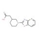 (1-[1,3]Oxazolo[4,5-b]pyridin-2-ylpiperidin-3-yl)-acetic acid - chemical structure image
