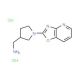 (1-[1,3]Oxazolo[4,5-b]pyridin-2-ylpyrrolidin-3-yl)methylamine dihydrochloride - chemical structure image