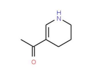 1-(1,4,5,6-tetrahydropyridin-3-yl)ethanone (CAS 7032-12-4) - chemical structure image
