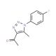 1-[1-(4-fluorophenyl)-5-methyl-1H-1,2,3-triazol-4-yl]ethan-1-one - chemical structure image