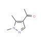1-(1,5-dimethyl-1H-pyrazol-4-yl)ethanone (CAS 21686-05-5) - chemical structure image