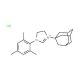 1-(1-Adamantyl)-3-(2,4,6-trimethylphenyl)imidazolinium chloride (CAS 639820-61-4) - chemical structure image