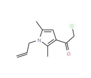 1-(1-Allyl-2,5-dimethyl-1H-pyrrol-3-yl)-2-chloro-ethanone - chemical structure image