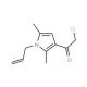1-(1-Allyl-2,5-dimethyl-1H-pyrrol-3-yl)-2-chloro-ethanone - chemical structure image