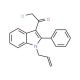 1-(1-allyl-2-phenyl-1H-indol-3-yl)-2-chloroethanone - chemical structure image