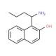 1-(1-Aminobutyl)-naphthalen-2-ol (CAS 915866-73-8) - chemical structure image