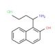 1-(1-Aminobutyl)-naphthalen-2-ol hydrochloride (CAS 915781-02-1) - chemical structure image