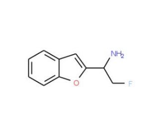 1-(1-benzofuran-2-yl)-2-fluoroethanamine - chemical structure image