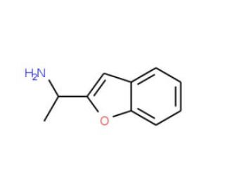 1-(1-benzofuran-2-yl)ethanamine (CAS 99059-83-3) - chemical structure image