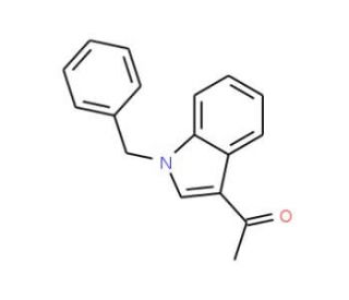 1-(1-benzyl-1H-indol-3-yl)ethanone - chemical structure image