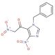 1-(1-benzyl-4-nitro-1H-imidazol-5-yl)-2-nitroethanone - chemical structure image