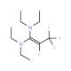 1,1-Bis(diethylamino)tetrafluoro-1-propene (CAS 216393-97-4) - chemical structure image