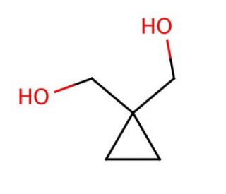 1,1-Bis(hydroxymethyl)cyclopropane (CAS 39590-81-3) - chemical structure image