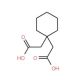 1,1-Cyclohexanediacetic acid (CAS 4355-11-7) - chemical structure image