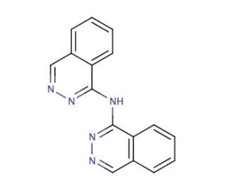 1,1,-Di(phthalazine-yl)amine (CAS 103429-70-5) - chemical structure image