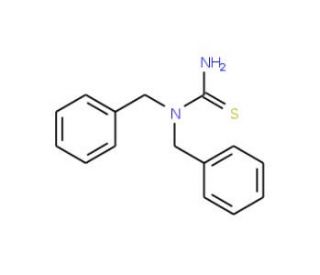 1,1-Dibenzyl-thiourea (CAS 40398-34-3) - chemical structure image