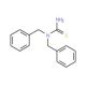 1,1-Dibenzyl-thiourea (CAS 40398-34-3) - chemical structure image